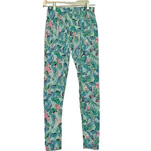 Lilly Pulitzer Girls Barking up the Palm Tree Leggings/PJ Pants size 14